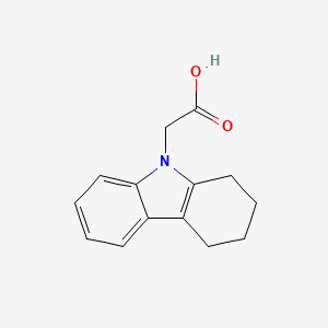 molecular formula C14H15NO2 B2447231 2-(3,4-Dihydro-1H-carbazol-9(2H)-yl)acetic acid CAS No. 21144-93-4