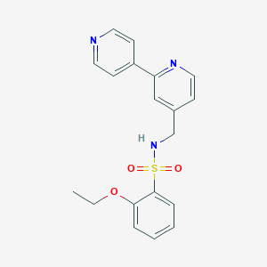 molecular formula C19H19N3O3S B2447245 N-([2,4'-bipyridin]-4-ylmethyl)-2-ethoxybenzenesulfonamide CAS No. 2034393-98-9