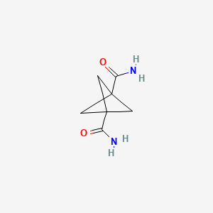 molecular formula C7H10N2O2 B2447250 Bicyclo[1.1.1]pentane-1,3-dicarboxamide CAS No. 1379318-53-2