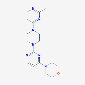 4-{2-[4-(2-Methylpyrimidin-4-yl)piperazin-1-yl]pyrimidin-4-yl}morpholine