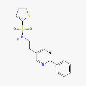 N-(2-(2-phenylpyrimidin-5-yl)ethyl)thiophene-2-sulfonamide