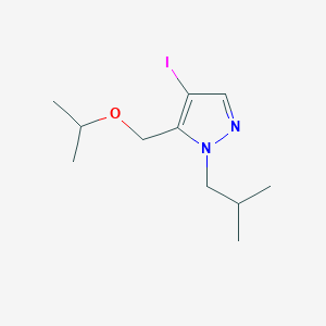 4-iodo-1-isobutyl-5-(isopropoxymethyl)-1H-pyrazole