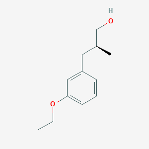 (2S)-3-(3-Ethoxyphenyl)-2-methylpropan-1-ol