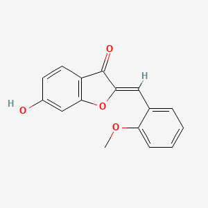 (2Z)-6-hydroxy-2-(2-methoxybenzylidene)-1-benzofuran-3(2H)-one