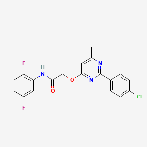 N-(3,4-dimethoxyphenyl)-2-({6-[4-(2-methoxyphenyl)piperazin-1-yl]pyridazin-3-yl}thio)acetamide
