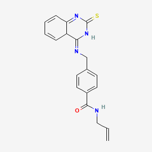 N-(prop-2-en-1-yl)-4-{[(2-sulfanylidene-1,2-dihydroquinazolin-4-yl)amino]methyl}benzamide