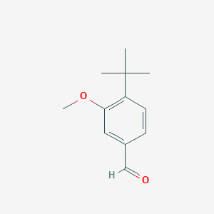 molecular formula C12H16O2 B2447430 4-Tert-butyl-3-methoxybenzaldehyde CAS No. 1017060-05-7