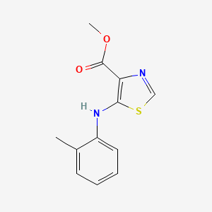 Methyl 5-(2-methylanilino)-1,3-thiazole-4-carboxylate
