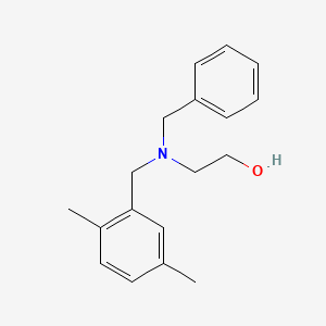 2-{Benzyl[(2,5-dimethylphenyl)methyl]amino}ethan-1-ol