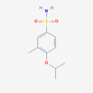 3-Methyl-4-(propan-2-yloxy)benzene-1-sulfonamide