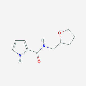 molecular formula C10H14N2O2 B2447517 N-(oxolan-2-ylmethyl)-1H-pyrrole-2-carboxamide CAS No. 478249-59-1