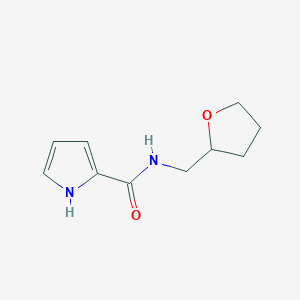 molecular formula C10H14N2O2 B2447517 N-(tetrahydro-2-furanylmethyl)-1H-pyrrole-2-carboxamide CAS No. 478249-59-1