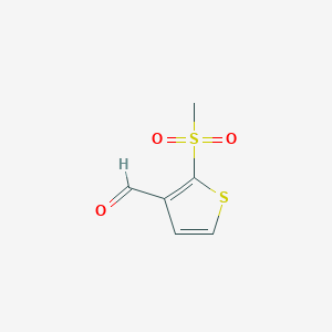 2-Methanesulfonylthiophene-3-carbaldehyde