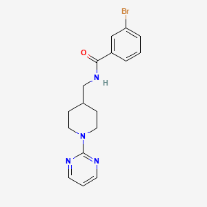 3-bromo-N-((1-(pyrimidin-2-yl)piperidin-4-yl)methyl)benzamide