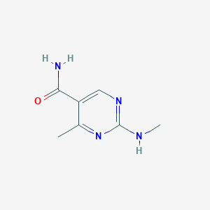 4-Methyl-2-(methylamino)pyrimidine-5-carboxamide