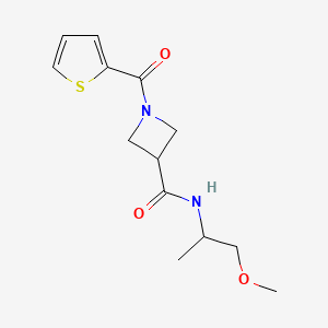 N-(1-methoxypropan-2-yl)-1-(thiophene-2-carbonyl)azetidine-3-carboxamide
