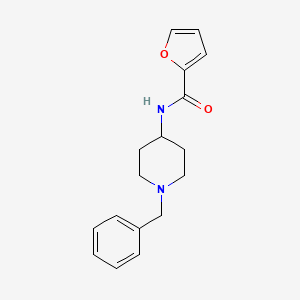 molecular formula C17H20N2O2 B2447593 N-(1-benzylpiperidin-4-yl)furan-2-carboxamide CAS No. 132864-14-3