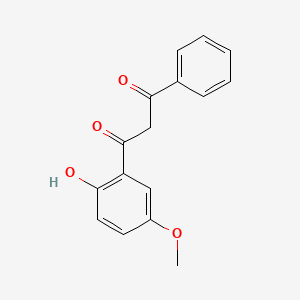 molecular formula C16H14O4 B2447597 1-(2-羟基-5-甲氧基苯基)-3-苯基丙烷-1,3-二酮 CAS No. 67029-87-2