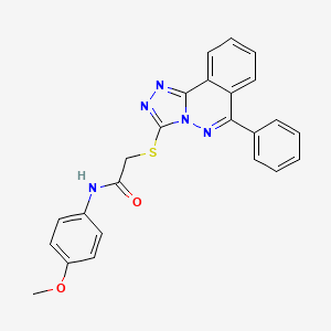 N-(4-methoxyphenyl)-2-((6-phenyl-[1,2,4]triazolo[3,4-a]phthalazin-3-yl)thio)acetamide