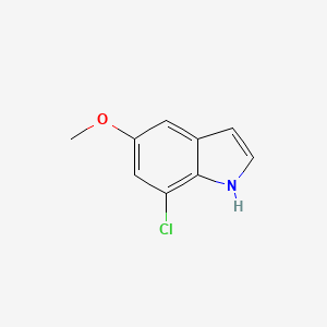 molecular formula C9H8ClNO B2447798 7-chloro-5-methoxy-1H-indole CAS No. 1203844-30-7