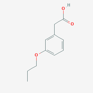 molecular formula C11H14O3 B2447817 (3-PROPOXYPHENYL)ACETIC ACID CAS No. 900704-18-9