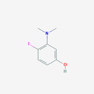 molecular formula C8H10INO B2447894 3-(Dimethylamino)-4-iodophenol CAS No. 1243344-64-0