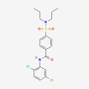N-(2,5-dichlorophenyl)-4-(dipropylsulfamoyl)benzamide
