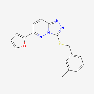 6-(Furan-2-yl)-3-((3-methylbenzyl)thio)-[1,2,4]triazolo[4,3-b]pyridazine