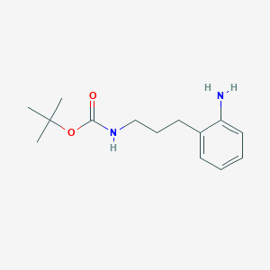 tert-butyl N-[3-(2-aminophenyl)propyl]carbamate