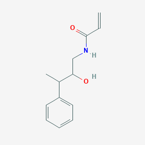molecular formula C13H17NO2 B2448107 N-(2-Hydroxy-3-phenylbutyl)prop-2-enamide CAS No. 2361642-90-0