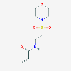 B2448144 N-(2-Morpholin-4-ylsulfonylethyl)prop-2-enamide CAS No. 2109126-68-1
