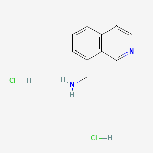 B2448247 Isoquinolin-8-ylmethanamine dihydrochloride CAS No. 362606-12-0; 850734-84-8; 850734-85-9