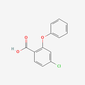 molecular formula C13H9ClO3 B2448251 4-Chloro-2-phenoxybenzoic acid CAS No. 69206-97-9