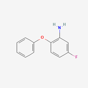 molecular formula C12H10FNO B2448281 5-Fluoro-2-phenoxyaniline CAS No. 613662-01-4