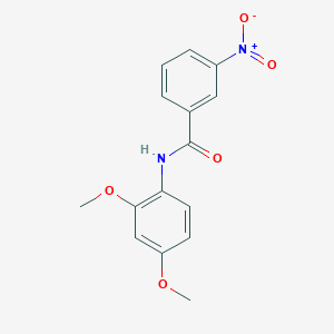 molecular formula C15H14N2O5 B2448304 N-(2,4-dimethoxyphenyl)-3-nitrobenzamide CAS No. 152586-93-1