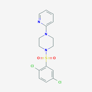 1,4-Dichloro-2-((4-(2-pyridyl)piperazinyl)sulfonyl)benzene