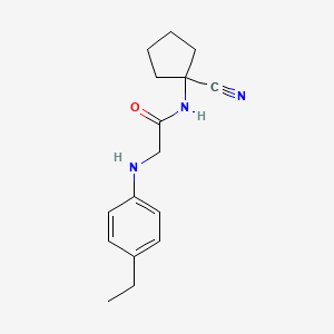 N-(1-cyanocyclopentyl)-2-[(4-ethylphenyl)amino]acetamide