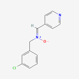 (3-chlorobenzyl)[(Z)-4-pyridinylmethylidene]ammoniumolate