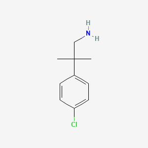 2-(4-Chlorophenyl)-2-methylpropan-1-amine