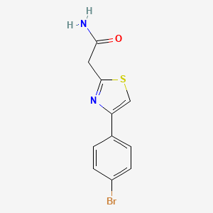 2-[4-(4-Bromophenyl)-1,3-thiazol-2-yl]acetamide