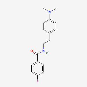 N-(4-(dimethylamino)phenethyl)-4-fluorobenzamide
