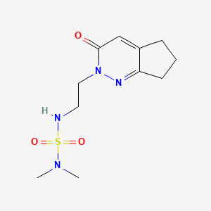 2-[2-(Dimethylsulfamoylamino)ethyl]-3-oxo-6,7-dihydro-5H-cyclopenta[c]pyridazine