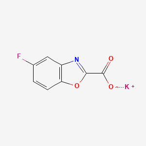 Potassium;5-fluoro-1,3-benzoxazole-2-carboxylate