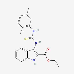 ethyl 3-[(2,5-dimethylphenyl)carbamothioylamino]-1H-indole-2-carboxylate