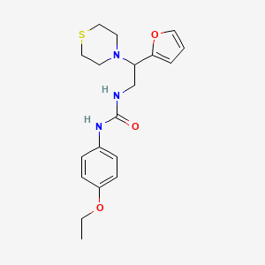 1-(4-Ethoxyphenyl)-3-(2-(furan-2-yl)-2-thiomorpholinoethyl)urea