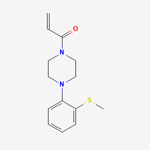 1-{4-[2-(Methylsulfanyl)phenyl]piperazin-1-yl}prop-2-en-1-one