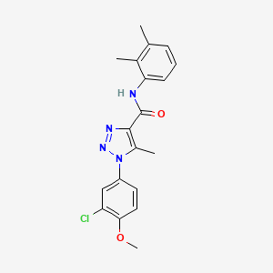 1-(3-chloro-4-methoxyphenyl)-N-(2,3-dimethylphenyl)-5-methyl-1H-1,2,3-triazole-4-carboxamide