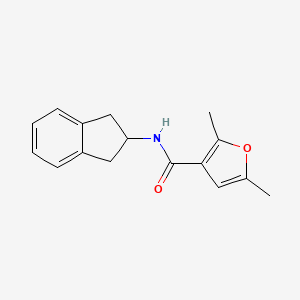 N-(2,3-dihydro-1H-inden-2-yl)-2,5-dimethylfuran-3-carboxamide