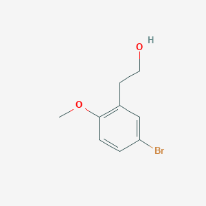molecular formula C9H11BrO2 B2448873 Benzeneethanol, 5-bromo-2-methoxy- CAS No. 139517-71-8; 7017-48-3