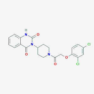 3-(1-(2-(2,4-dichlorophenoxy)acetyl)piperidin-4-yl)quinazoline-2,4(1H,3H)-dione